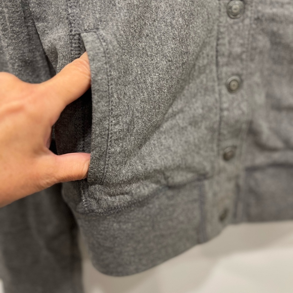 Hollister Women's Charcoal Bomber Jacket - Picture 9 of 12
